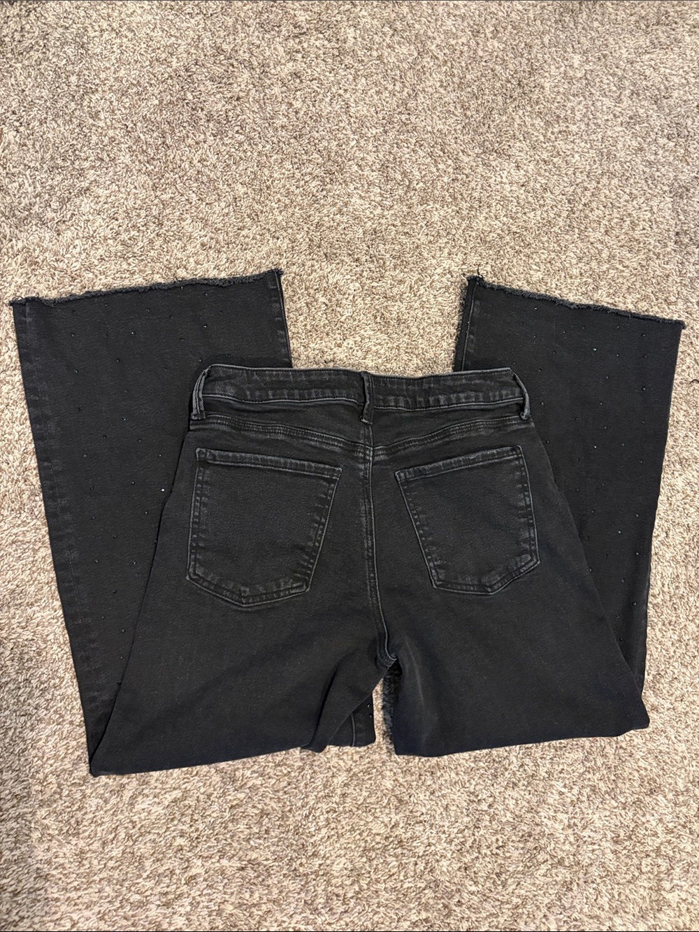 Kut From the Kloth Meg Wide-Leg Women's Jeans with Crystal Detail - Picture 7 of 8